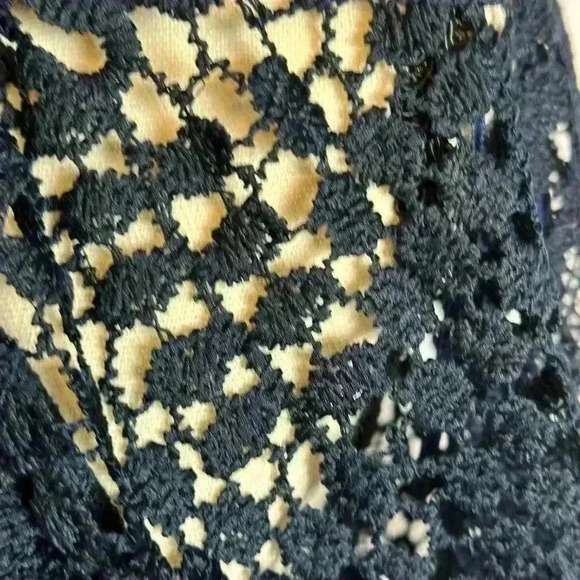 ADIVA Lace Blue Blouse with lining (Size 1X) - Picture 9 of 13